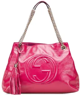 Gucci Pre-Owned: Розовая сумка-шоппер 