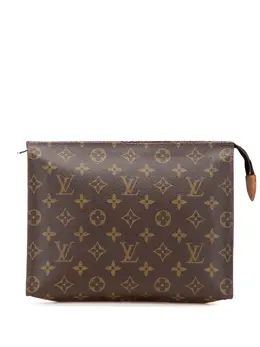 Louis Vuitton Pre-Owned: Коричневый клатч 