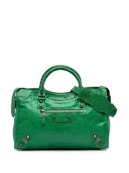 Balenciaga Pre-Owned: Зелёная сумка 