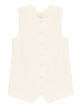 Tibi: Белый жилет 