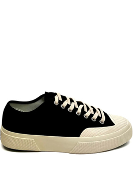 Superga: Чёрные кроссовки 