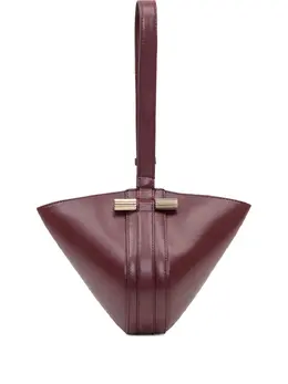 Victoria Beckham: Бордовая сумка 