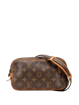 Louis Vuitton Pre-Owned: Коричневая сумка через плечо 