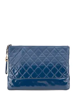 CHANEL Pre-Owned: Голубой клатч 