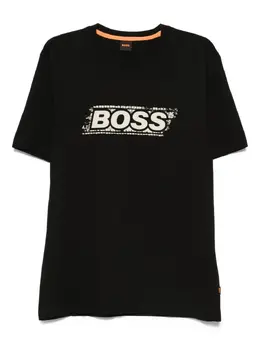 BOSS: Футболка с принтом 