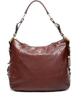 Prada Pre-Owned: Коричневая сумка 