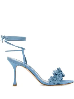 Manolo Blahnik: Светлые босоножки 