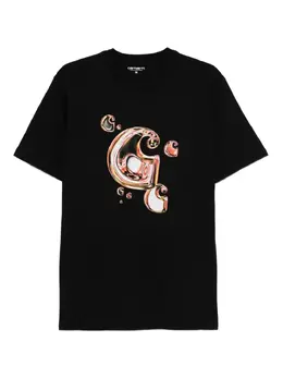 Carhartt WIP: Чёрная футболка 