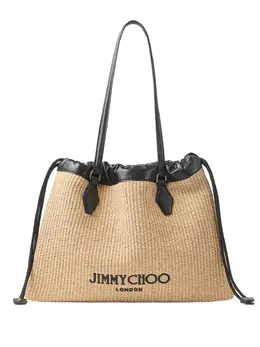 Jimmy Choo: Светлая сумка-шоппер 