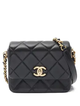 CHANEL Pre-Owned: Чёрная сумка 