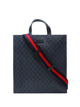 Gucci Pre-Owned: Чёрная сумка-шоппер 