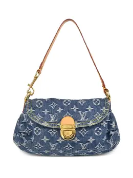 Louis Vuitton Pre-Owned: Голубая сумка-шоппер 