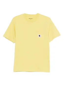 Carhartt WIP: Жёлтая футболка 