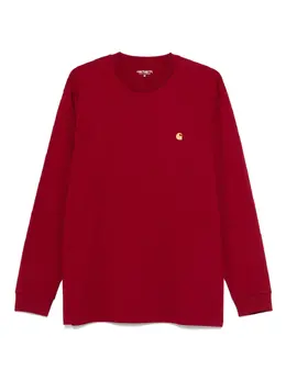 Carhartt WIP: Красная футболка 