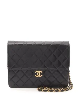 CHANEL Pre-Owned: Чёрная сумка 