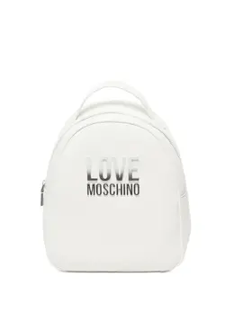 Love Moschino: Белый рюкзак 