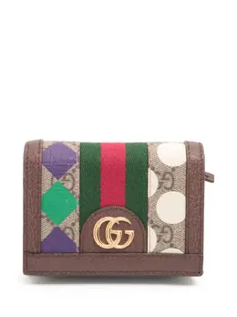 Gucci Pre-Owned: Кошелёк с геометрическим принтом 