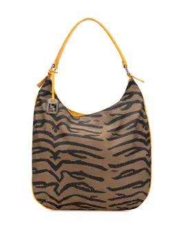 Fendi Pre-Owned: Сумка с принтом зебры 
