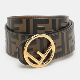 Fendi: Ремень  Zucca