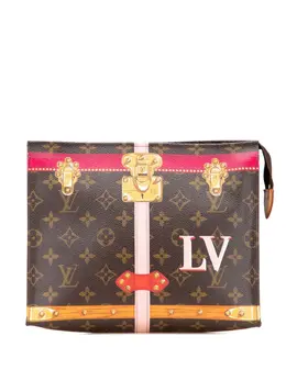 Louis Vuitton Pre-Owned: Коричневый клатч 
