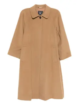 Burberry Pre-Owned: Коричневое пальто 