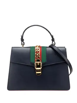 Gucci Pre-Owned: Чёрная сумка на руку 