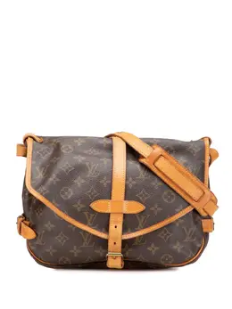 Louis Vuitton Pre-Owned: Коричневая сумка через плечо 