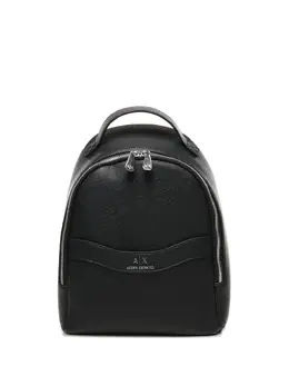 Armani Exchange: Чёрный рюкзак 