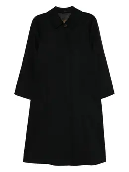 Burberry Pre-Owned: Чёрное пальто 