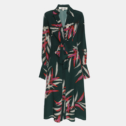 Diane Von Furstenberg: Зелёное платье 