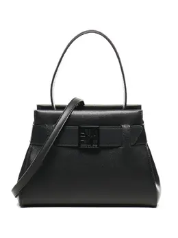 Armani Exchange: Чёрная сумка 