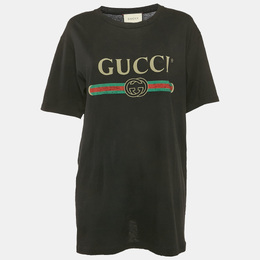 Gucci: Чёрная футболка 
