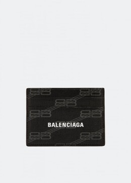 Balenciaga: Картхолдер  Cash с принтом
