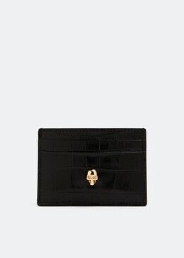 Alexander McQueen: Чёрный картхолдер  Skull