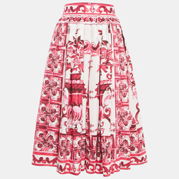Dolce & Gabbana: Розовая юбка  Majolica