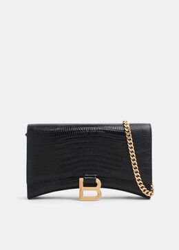 Balenciaga: Чёрный кошелёк  Hourglass