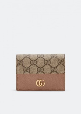 Gucci: Розовый кошелёк  GG Marmont