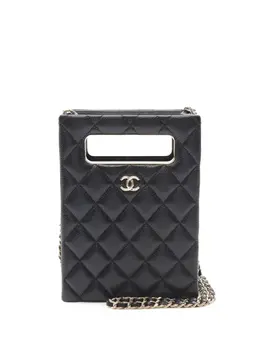 CHANEL Pre-Owned: Чёрная сумка 