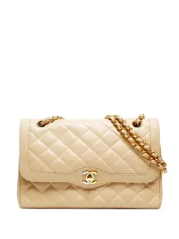 CHANEL Pre-Owned: Бежевая сумка 