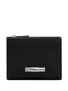 Longchamp: Чёрный картхолдер  Roseau
