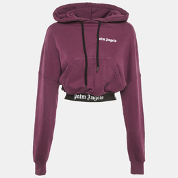 Palm Angels: Фиолетовый свитшот 