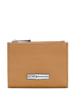 Longchamp: Оранжевый кошелёк 