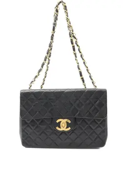 CHANEL Pre-Owned: Чёрная сумка 