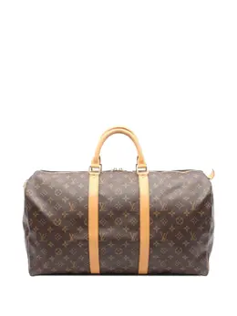 Louis Vuitton Pre-Owned: Коричневая сумка 