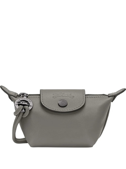 Longchamp: Серый кошелёк  Le Pliage