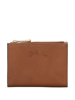 Longchamp: Коричневый кошелёк 