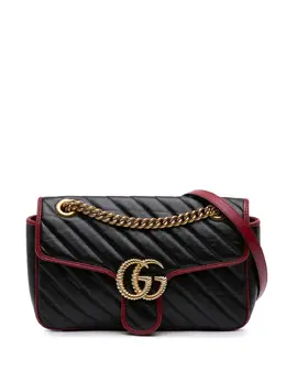Gucci Pre-Owned: Чёрная сумка через плечо 