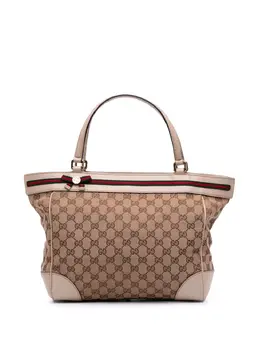 Gucci Pre-Owned: Коричневая сумка-шоппер 