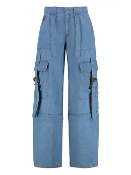 Versace Jeans Couture: Светлые брюки 