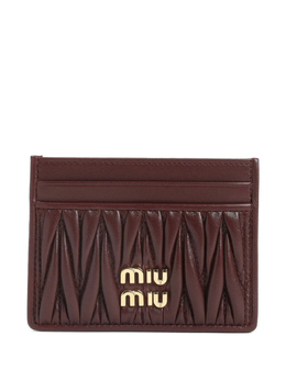 Miu Miu: Красный картхолдер 